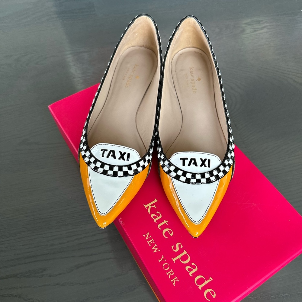 Kate Spade Go Taxi Flats